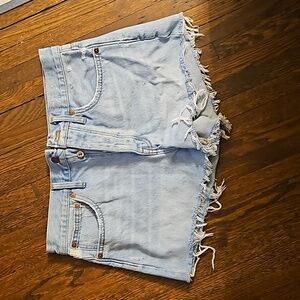 Madewell Relaxed Denim Shorts Size 27